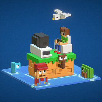 Cubik Gamer (voxels)